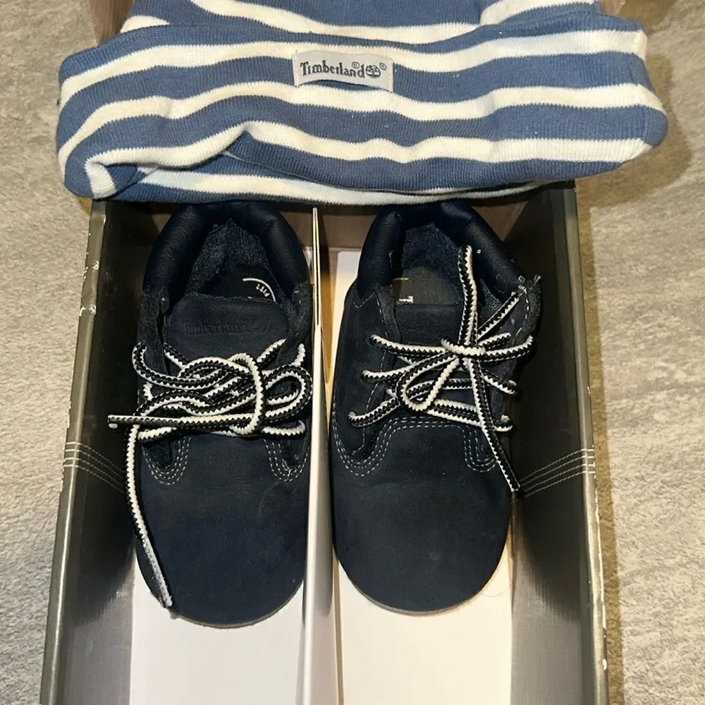 Infant Timberland boots navy blue size 3